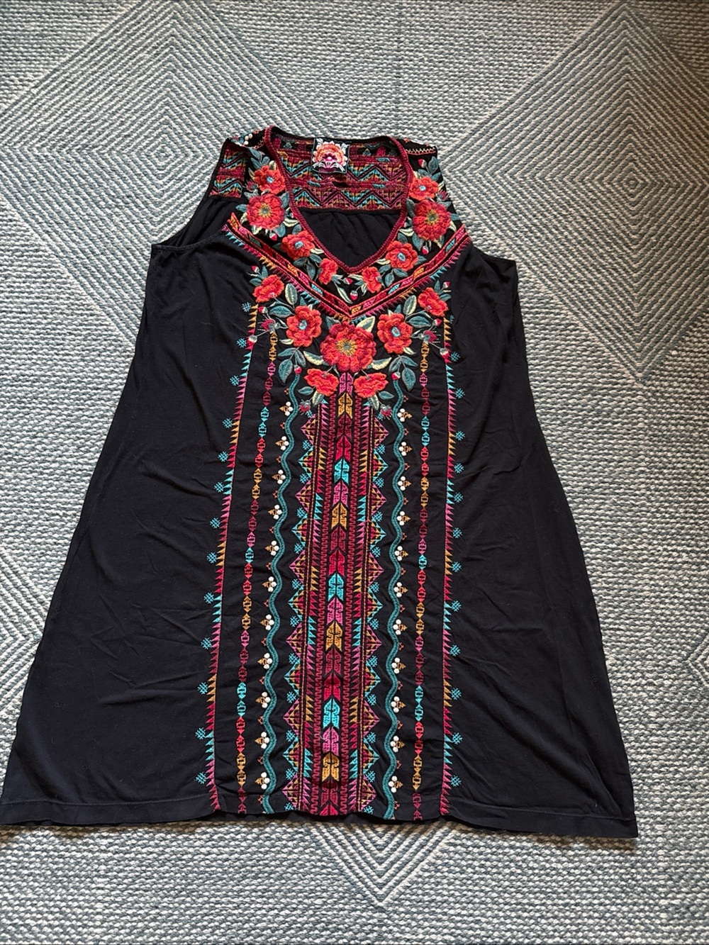 Johnny Was Ornella Yoke Tank Tunic / Dress